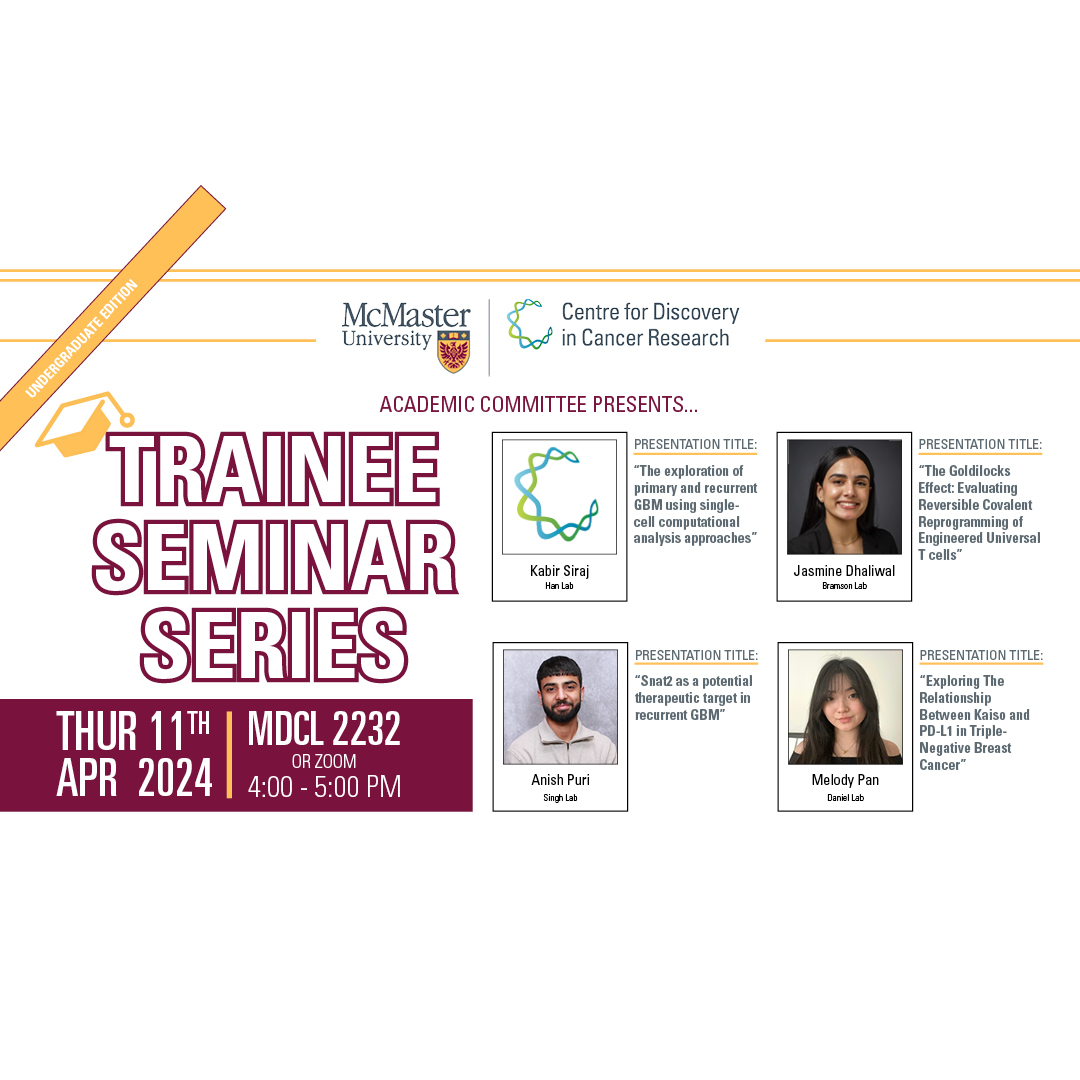 CDCR Trainee Seminar Series