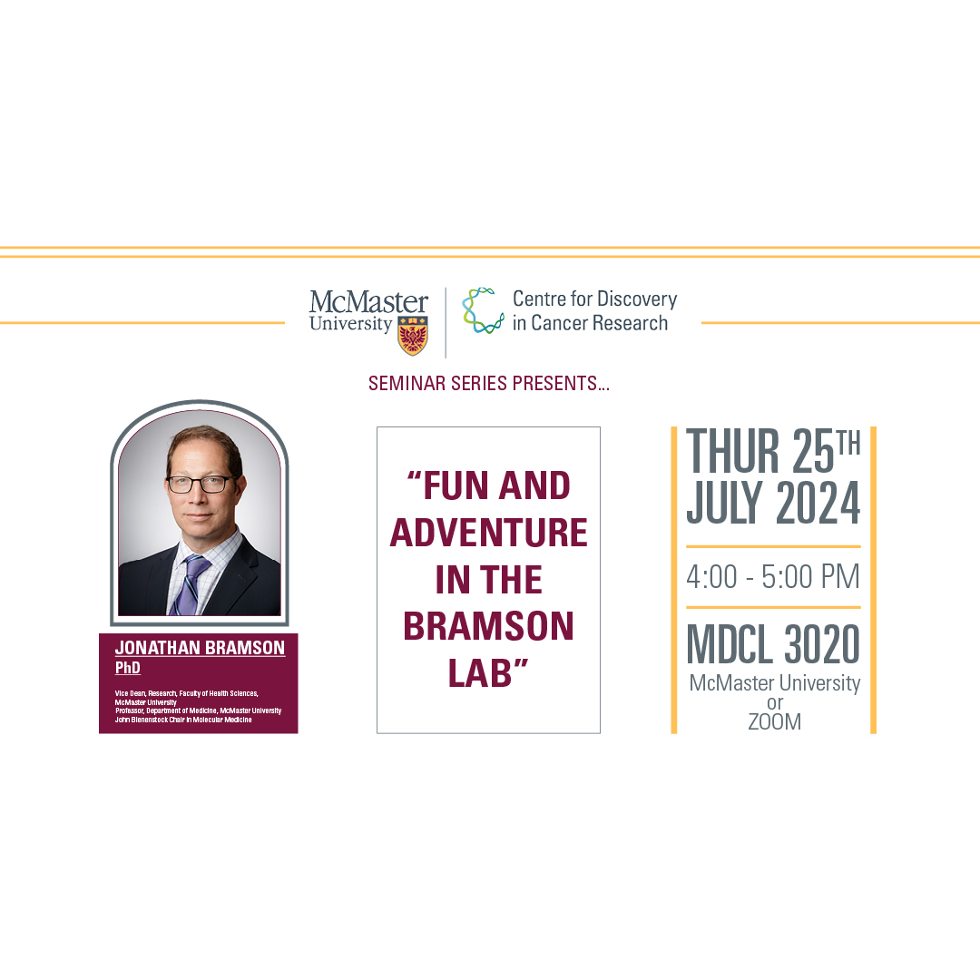 CANCELLED - CDCR Seminar Series with Jonathan Bramson - 