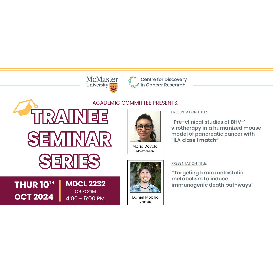 CDCR Trainee Seminar Series