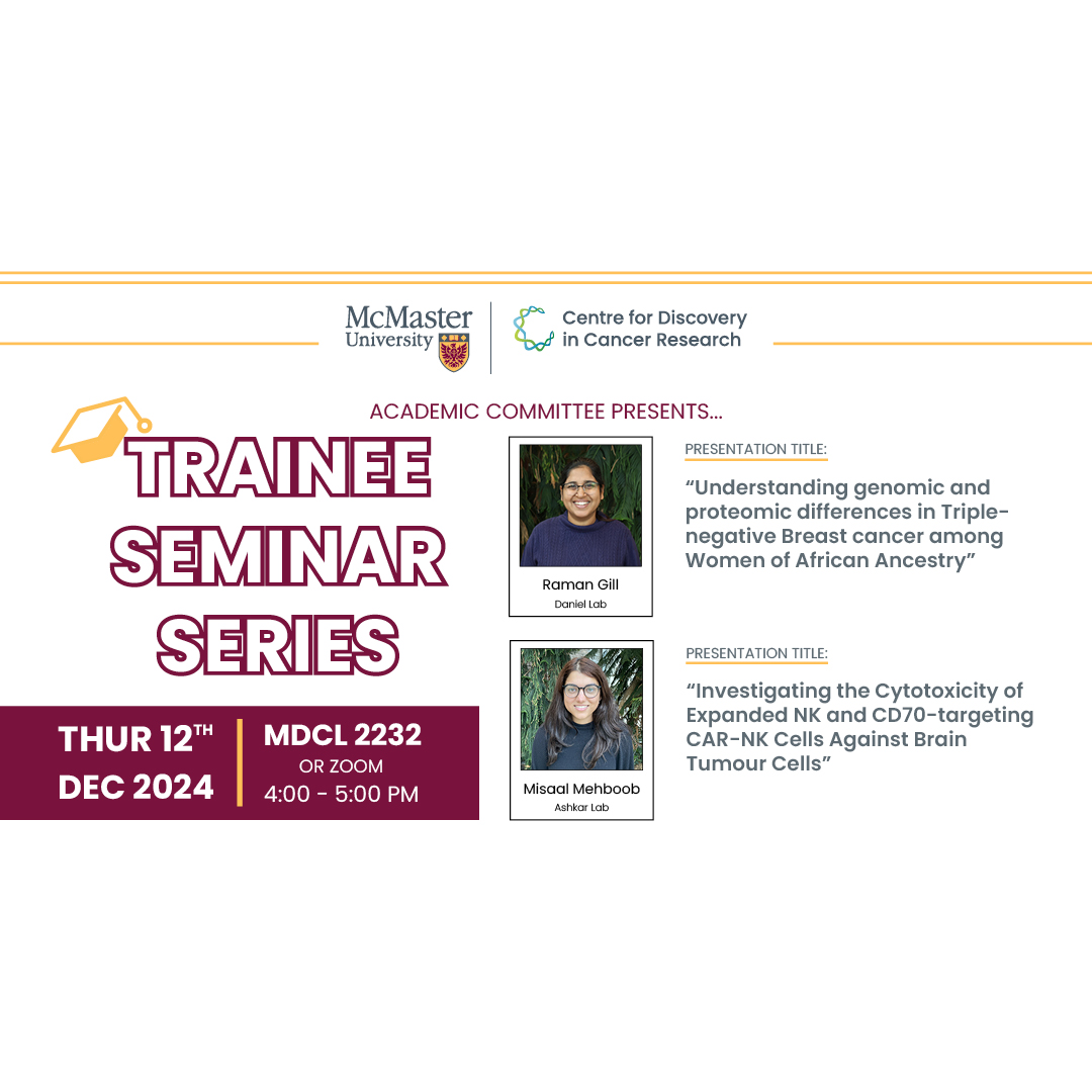 CDCR Trainee Seminar Series